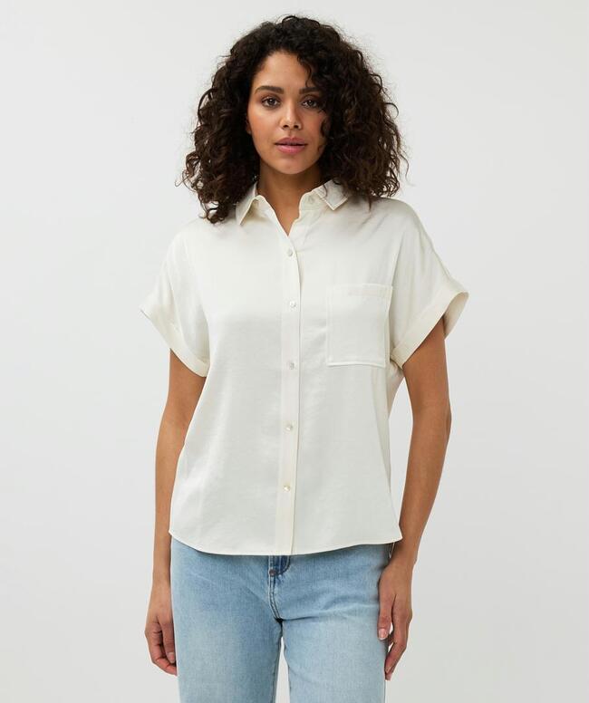 Esqualo Blouse Satin Look Esqualo SP25.10029