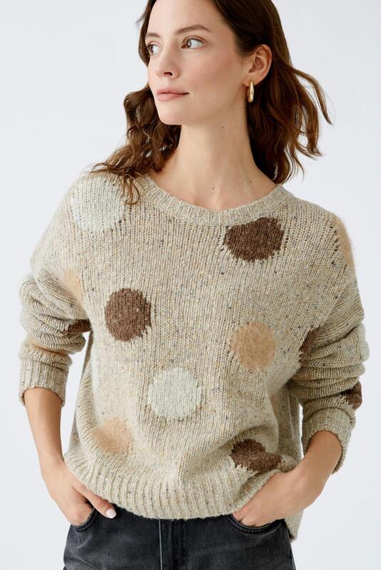 Oui Pullover Camel Brown Oui 0089918