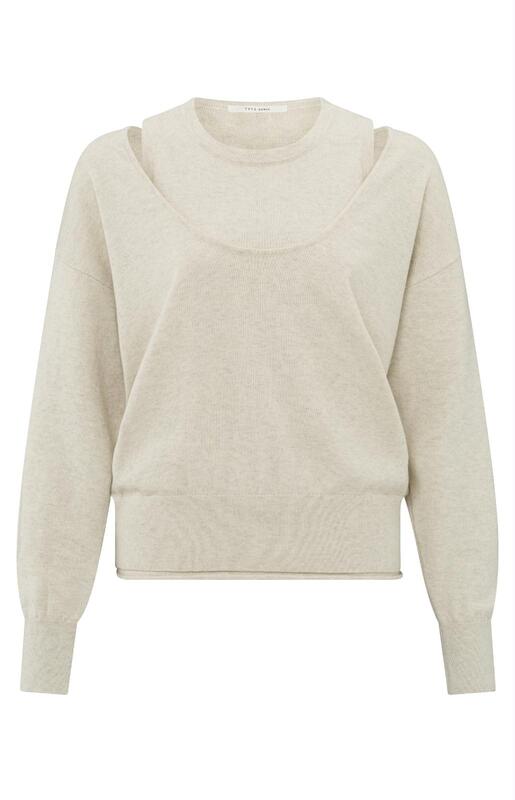 YAYA Pullover Deep neck Yaya 01-000443-502