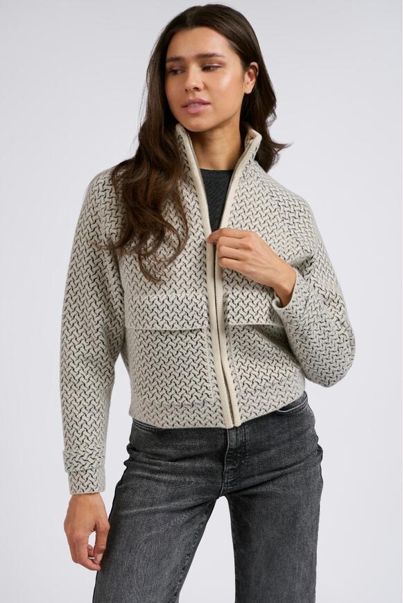 YAYA Jacket Knitted YAYA 01-010068-408